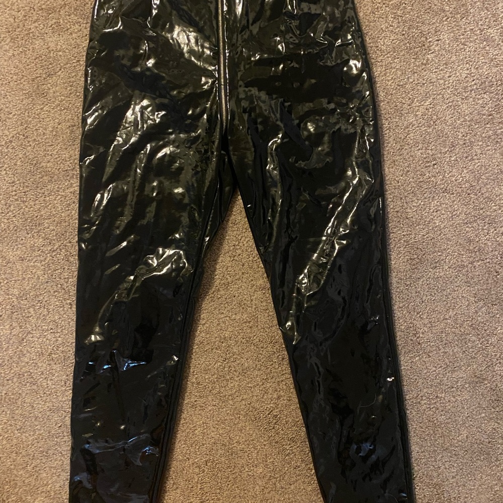 Faux high waisted leggings